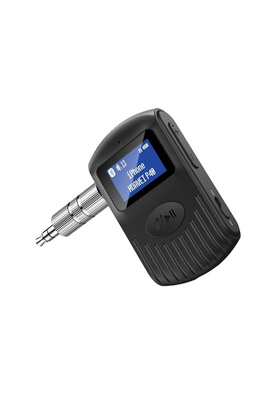 Lcd Ekranlı Bluetooth Alıcısı, Taşınabilir Aux Bluetooth 5.0 Adaptörü, Araba/ev Stereo/hoparlör/kablolu Kulakl