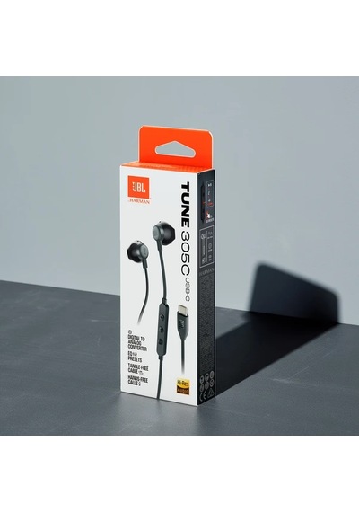 Oldfriend Jbl Tune305c Siyah Kulak İçi Kulaklık Type-c Gürültü Önleme Spor