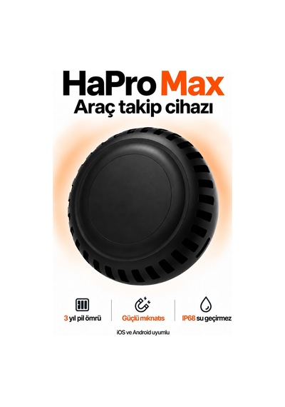 Hapro HBB-K Max Apple iOS & Android Uyumlu Akıllı Araç Takip Cihazı