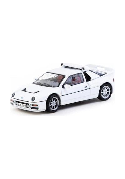 Tarmac Works 1/64 Ford Rs200 White Model Araba