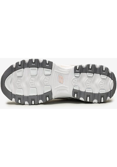 Skechers D'Lites - Free Energy Kadın Beyaz Sneakers 13147 Wgpk Beyaz
