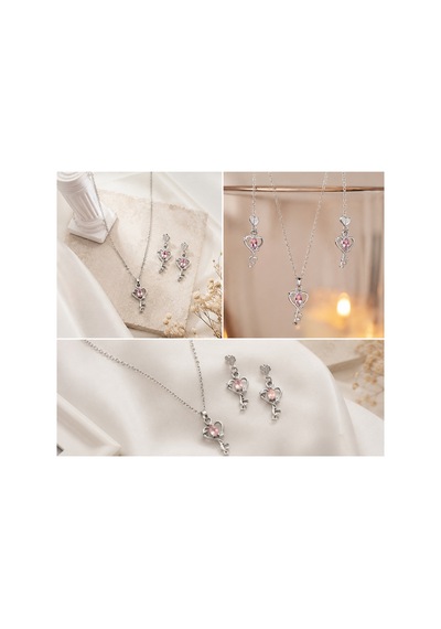 Kadın Kolye Set Henna 925 Ayar Gümüş Zincir Kadın Kolye Küpe Set Sevdiklerinize En Parlak Ve En Güzel Hediye Kadın Kolye Set Henna 925 Ayar Gümüş Zincir Kadın Kolye Küpe Set Sevdiklerinize En Parlak Ve En Güzel Hediye