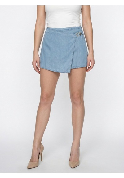LOFT Regular Fit Kadın Şort Etek Lf2043558 Q1.v1 Denim