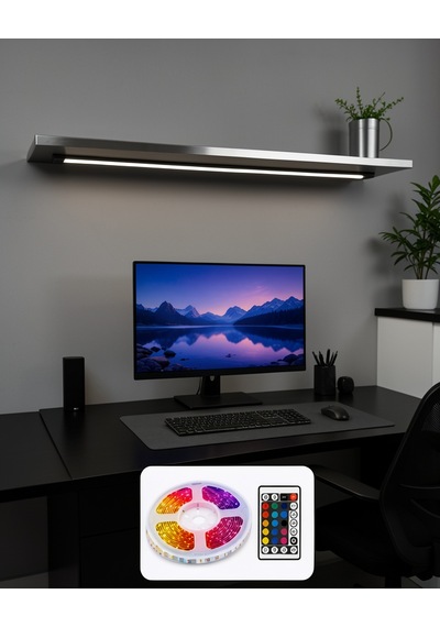 5m Rgb Şerit Led 2835 Smd Kumandalı Uczz5mrgbled-5 Çok Renkli