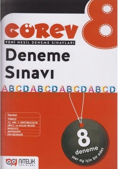 NİTELİK 8. Sınıf GÖREV 8 Deneme N11.8112