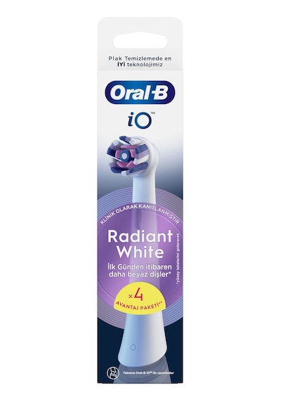 Oral-b İo Radiant White Beyaz Diş Fırçası Yedek Başlığı 4 Adet 83015732