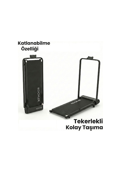 Kochler Uygulamalı Eğimli Katlanabilir Koşu ve Yürüyüş Bandı