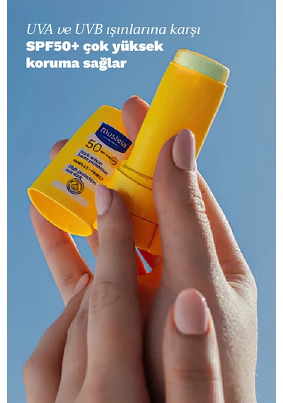 Tüm Aile İçin Spf 50 Çok Yüksek Koruma Faktörlü Güneş Stick 9 Ml