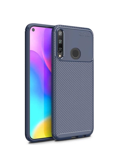 Huawei P40 Lite E Kilif Karbon Silikon Case 433131150