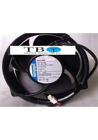 Ebmpapst 6324/19hp 170x170x51mm 24volt Fan