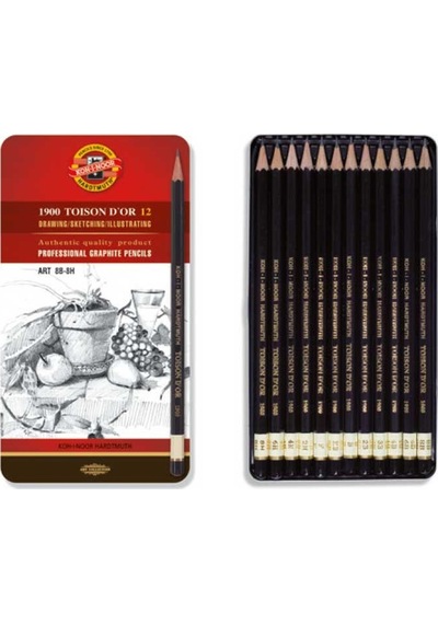 Koh-ı Noor Set Of Gaphite Pencils 1902 12 Çok Renkli