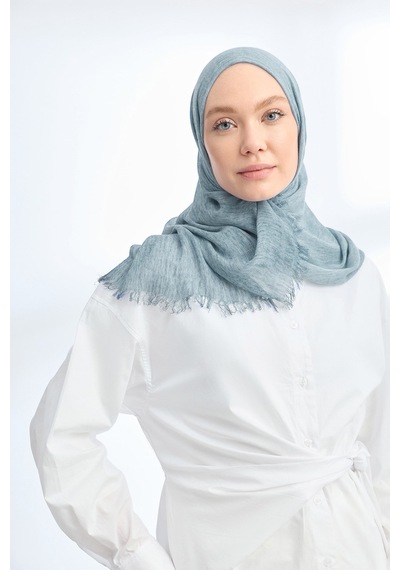 Armanda Organic Touch Viskoz Şal- 3601 Blue