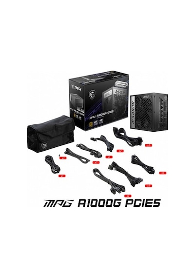 Msı Psu Mpg A1000g Pcıe5 1000w 80+ Power