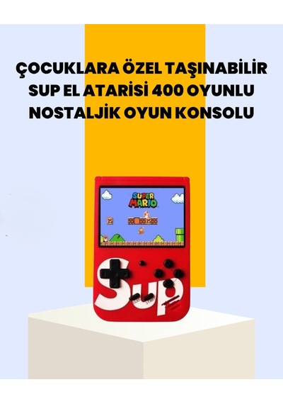 400 Oyunlu Taşınabilir Retro El Konsolu - Lisinya