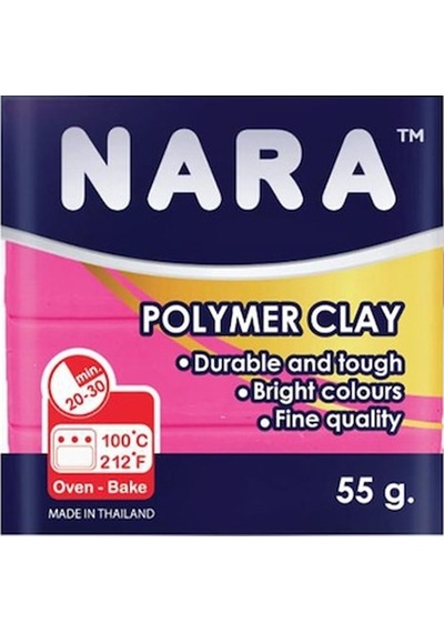 Nara Proto Polimer Kil 55 Gr. Pm18 Hot Pink