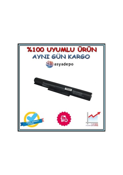 Sony Uyumlu Vaio SVF15 Batarya Pil , Garantili