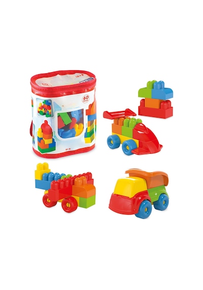 60 Parça Eğitici Bloklar Bebek Zeka Ve Motor Beceri Geliştirici Set Pvc İçermez