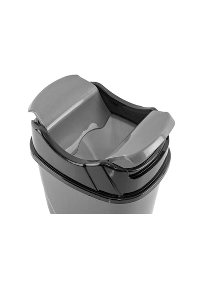 Geseus SF008 Mutfak Dolap İçi Askılı Geçmeli Pratik Kapak Çöp Kovası 8,5 L Gri