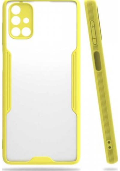 Galaxy M51 Kılıf Zore Parfe Kenarları Pastel Renk Silikon Kılıf