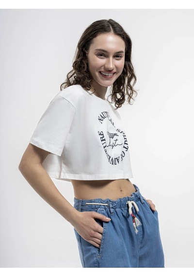 Loft Kadın T-shirt Beyaz Lf2035323 24yp69000215 P69153
