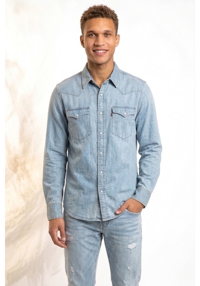 Levi's Western Erkek Kot Gömlek --mavi--