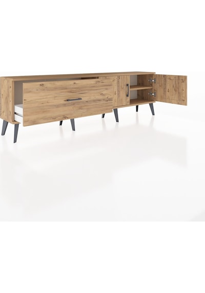 Arges Tv Ünitesi Tek Raflı Tek Çekmeceli 2 Kapaklı 176x30x51 Çam-çam/çam Atlas Çam/atlas Çam Arges Tv Ünitesi Tek Raflı Tek Çekmeceli 2 Kapaklı 176x30x51 Çam-çam/çam Atlas Çam/atlas Çam