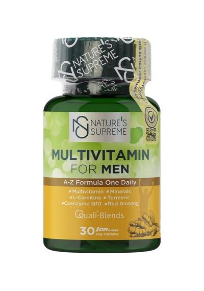 2 Adet Nature's Supreme Multivitamin For Men 30 Kapsül