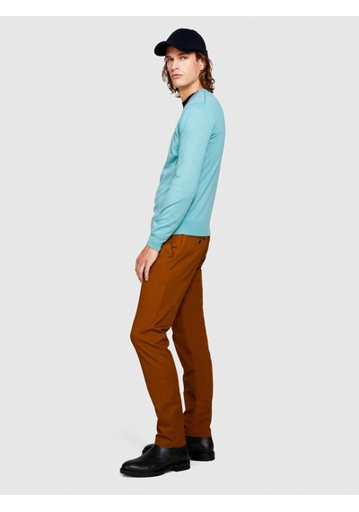 Sisley Esnek Slim Fit Chino Pantolon Erkek Kahverengi Pantolon - 323a4jgcsf03e