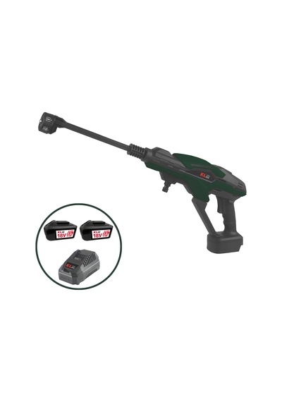 Klpro KLY18B-80 18V/8AH 55 Bar Çift Akülü Şarjlı Yıkama Makinesi