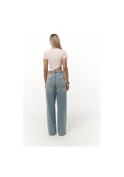 Mai Collection Mai Studios Co. Norris Asimetrik Pembe Crop Pembe