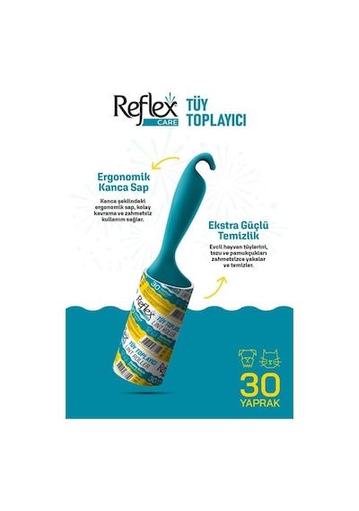 Reflex Care Tüy Toplayıcı 30 Yaprak 4 Adet