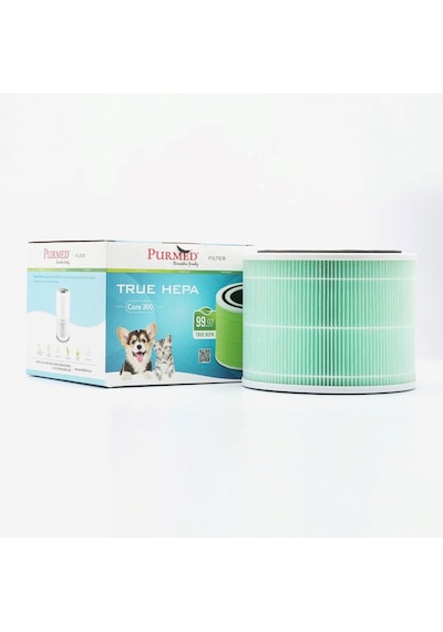 Purmed Levoit Core 300 Hepa Hava Filtresi - Yeşil Toxin-smoke
