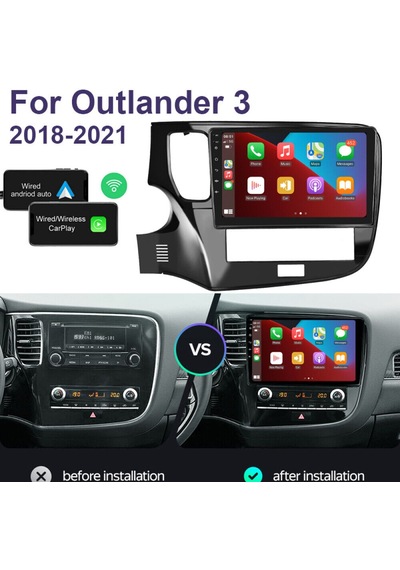 Exvol Mitsubishi Outlander Android Multimedya 2-32gb Carplay 10'