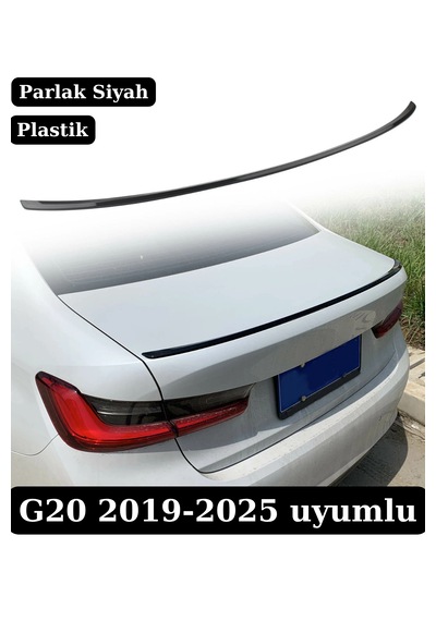 Bmw G20 M3 Spoiler Spoyler Çıta 2019-2025 Parlak Siyah Plastik