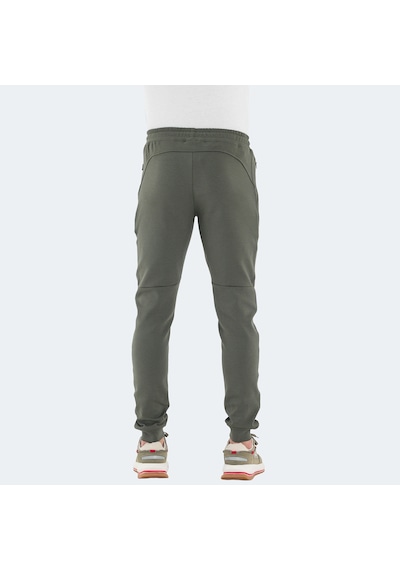 Slazenger VENOM Erkek Fermuar Cepli Dar Paça Haki Eşofman Altı
