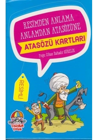 Resimden Atasözüne- Atasözünden Soruya Atasözü Kartları