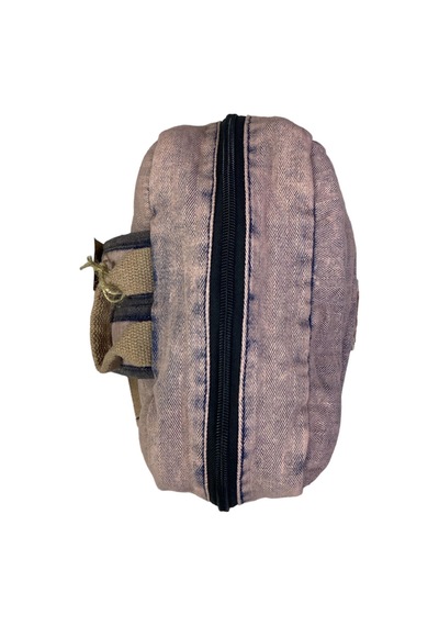 Old Cotton Cargo Kaliteli Vintage Tek Gözlü Disayn Sırt Gezi Çantası Kc Harley Bag 5097 Pembe