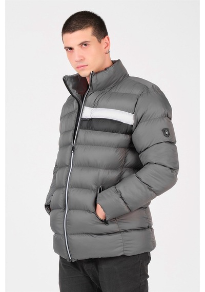 M8650 Dewberry Erkek Puffer Mont-antrasit Antrasit