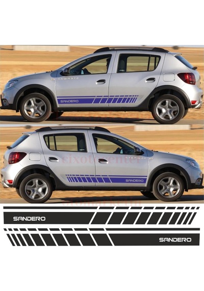 Dacia Sandero Yan Şerit Oto Sticker (288415879) Dacia Sandero Yan Şerit Oto Sticker (288415879)