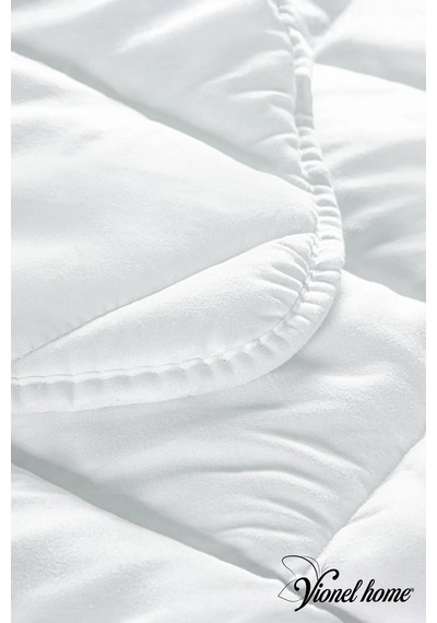 Ecotermo Çift Kişilik Mikrofiber Antialerjik Silikon Yorgan Çeyizlik Otel Yorganı 195x215 Cm Beyaz