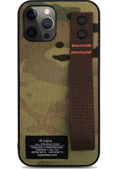 Kajsa Apple Uyumlu iPhone 12 Pro Max Kılıf Kajsa Cordura Serisi Military Kapak ZORE-218938