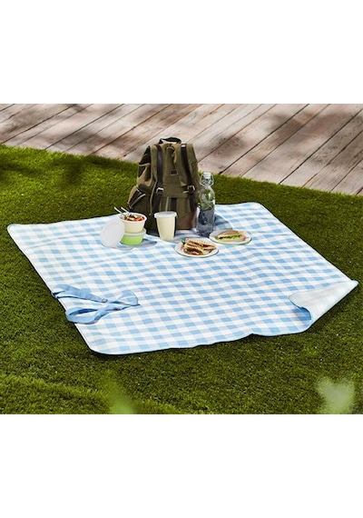 Outdress Suya Dayanıklı Çok Amaçlı Piknik Örtüsü 150 X 150 Cm Mav Mavi