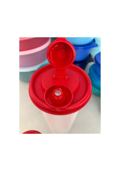 Yağdanlık Oval Kırmızı 2 Adet 1.1 Lt. Kırmızı