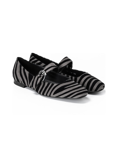 Zebra Babet Kadın 91e4 Frau Velvettecfloc Çok Renkli