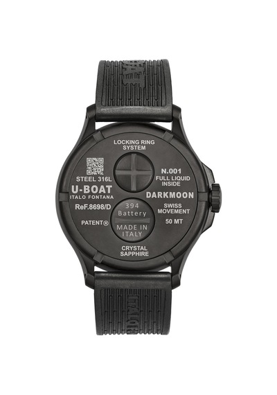 U-boat 8698/d Erkek Kol Saati Siyah
