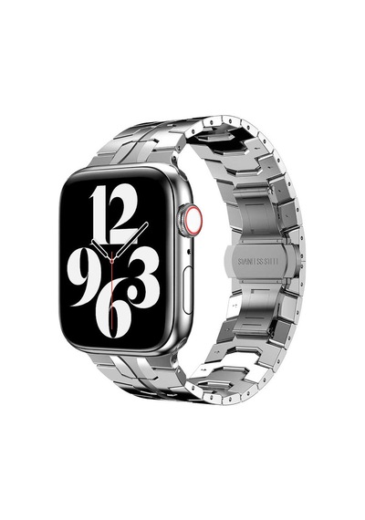 Kilifone -  Apple Uyumlu  Watch  44mm - Kordon Metal Kordon Krd-63