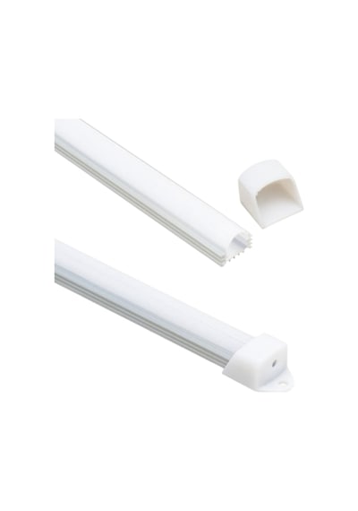 Çubuk Led Opak Boş Kasa Alüminyum Boş Kasa Opak Profil 1 Metre