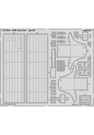 Eduard 32810 1/32 Ölçek, T-6g Interior S.a. For Kitty Haw