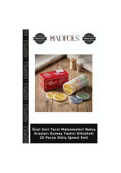 Özel Seri Terzi Malzemeleri Nakış Araçları Kumaş Tamiri Dikişseti 25 Parça Dikiş İğnesi Seti