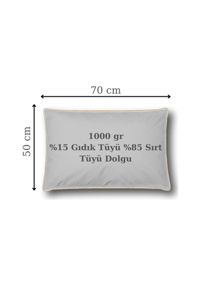 Soffica 4 Lü Kaz Tüyü Soft Higroskopik Yastık 50x70